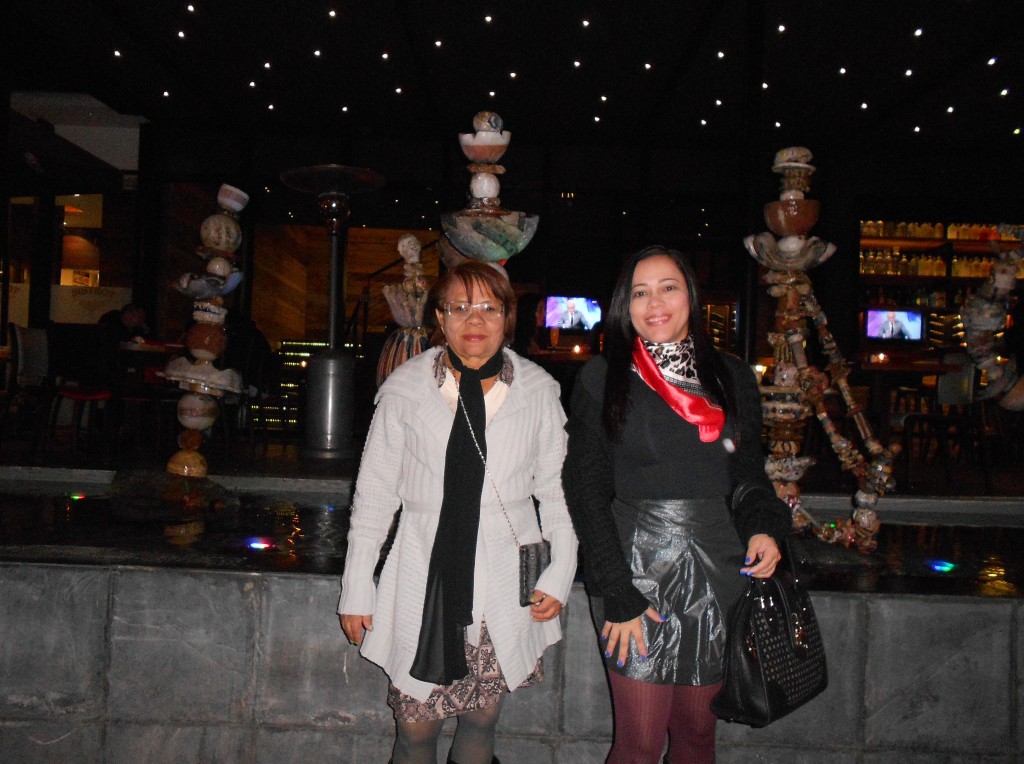 Eu e minha mãe Nailde em recente viagem ao Chile