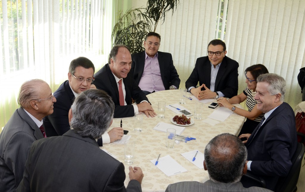 Senador eleito Roberto Rocha participou da reunião em Brasília