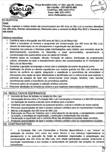 Figura 1 - Escopo do contrato com a Fundação São Luís com "patrocínio para o carnaval da Beija Flor"