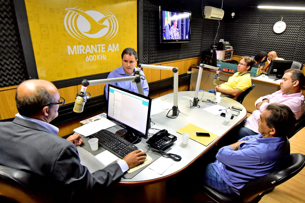 Edivaldo Jr concedeu entrevista à rádio Mirante Am